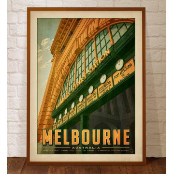 Poster Flinders Street Station